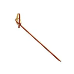 Best Set of 100 Red Looped Bamboo Skewers Canape Supplies|Tableware Brands