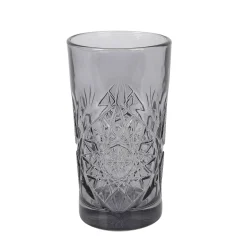 Hot Set of 6 Smoke Hobstar Highball Glasses, 350ml Tableware Brands|Cocktail Making & Barware