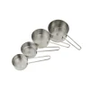 Online Set of 4 Stainless Steel Measuring Cups Baking Supplies & Equipment