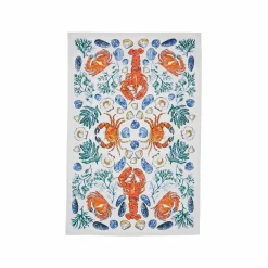Sale Shellfish Cotton Tea Towel Kitchen Textiles & Clothing