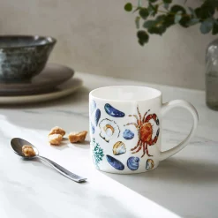 Sale Shellfish New Bone China Mug, 340ml Tableware Brands