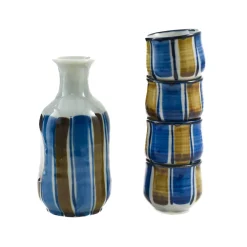New Shima Sake Set, 5 Pieces Tableware Brands|Japanese Ingredients