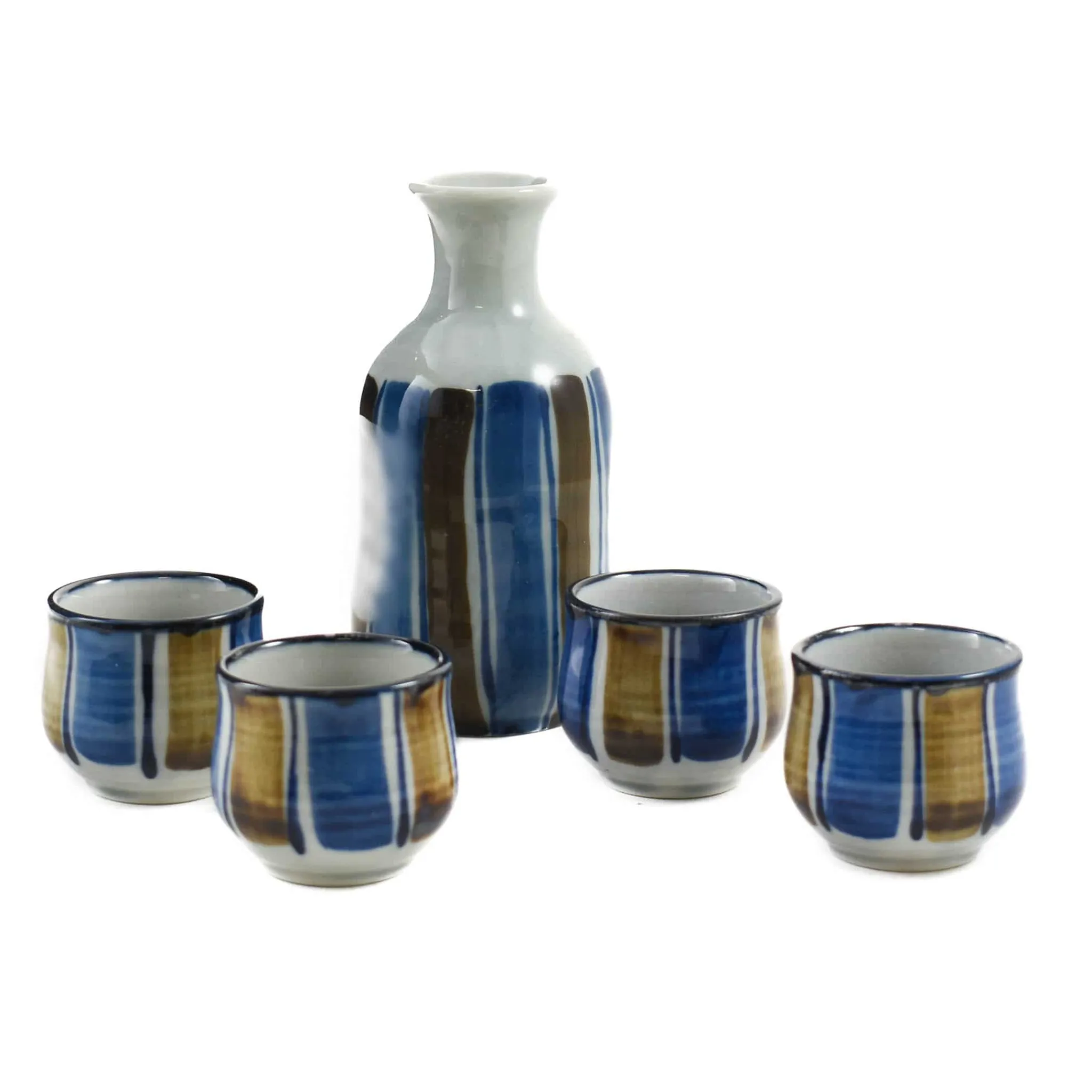 New Shima Sake Set, 5 Pieces Tableware Brands|Japanese Ingredients