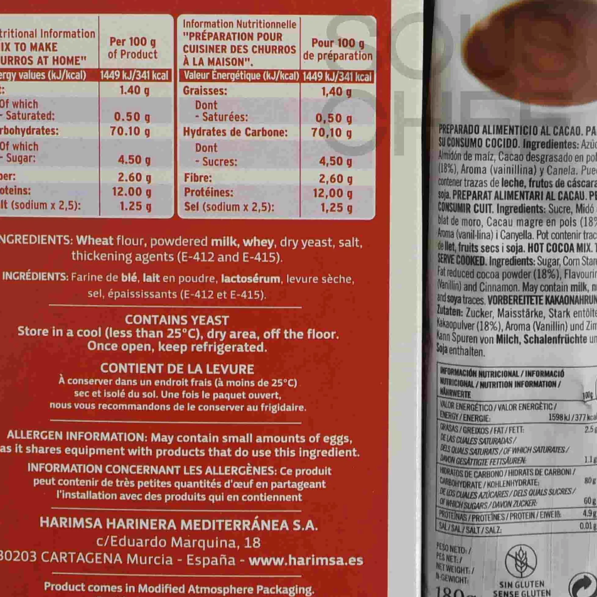 Sale Short Dated Chocolate and Churro Gift Set Ingredients Brands|Spanish Ingredients