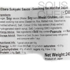 Online Short Dated Sukiyaki Sauce - Seasoning for Hot Pot, 240ml Ingredients Brands|Japanese Ingredients