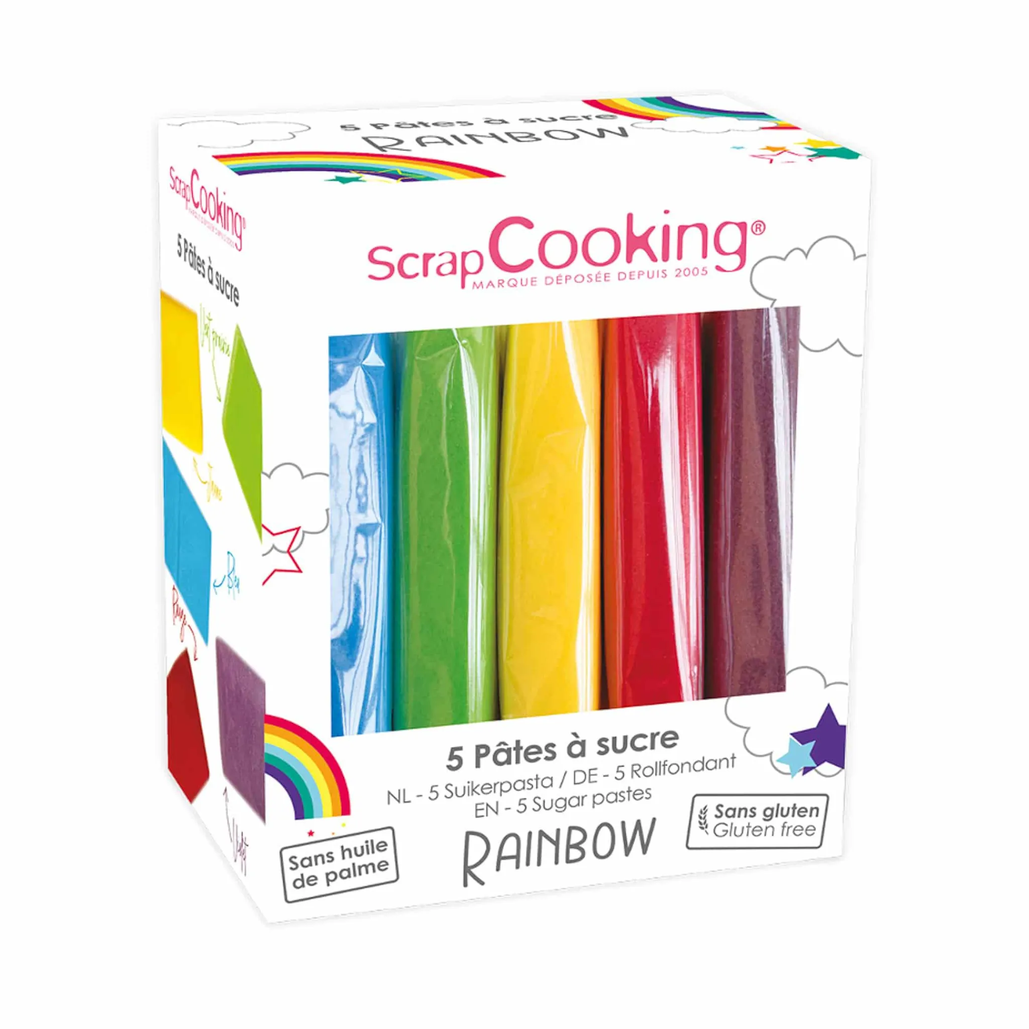 Hot Short Dated Scrap Cooking Set of 5 Assorted Sugar Pastes Ingredients Brands|Baking Ingredients