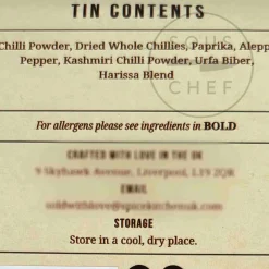 Best Short Dated Chilli Spice Tin Ingredients Brands|Herbs & Spices