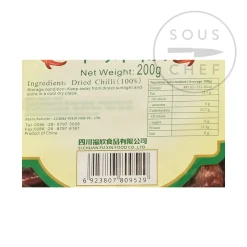 Outlet Sichuan Long Dried Chilli, 200g Chinese Ingredients|Herbs & Spices