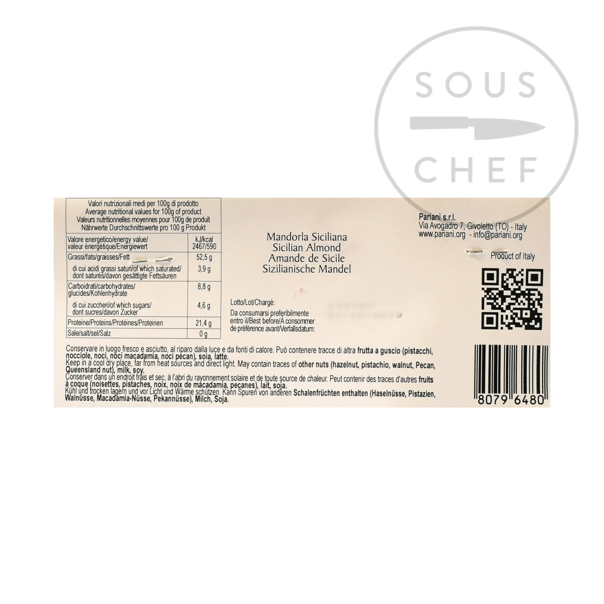 Online Sicilian Almonds, 150g Ingredients Brands|Italian Ingredients