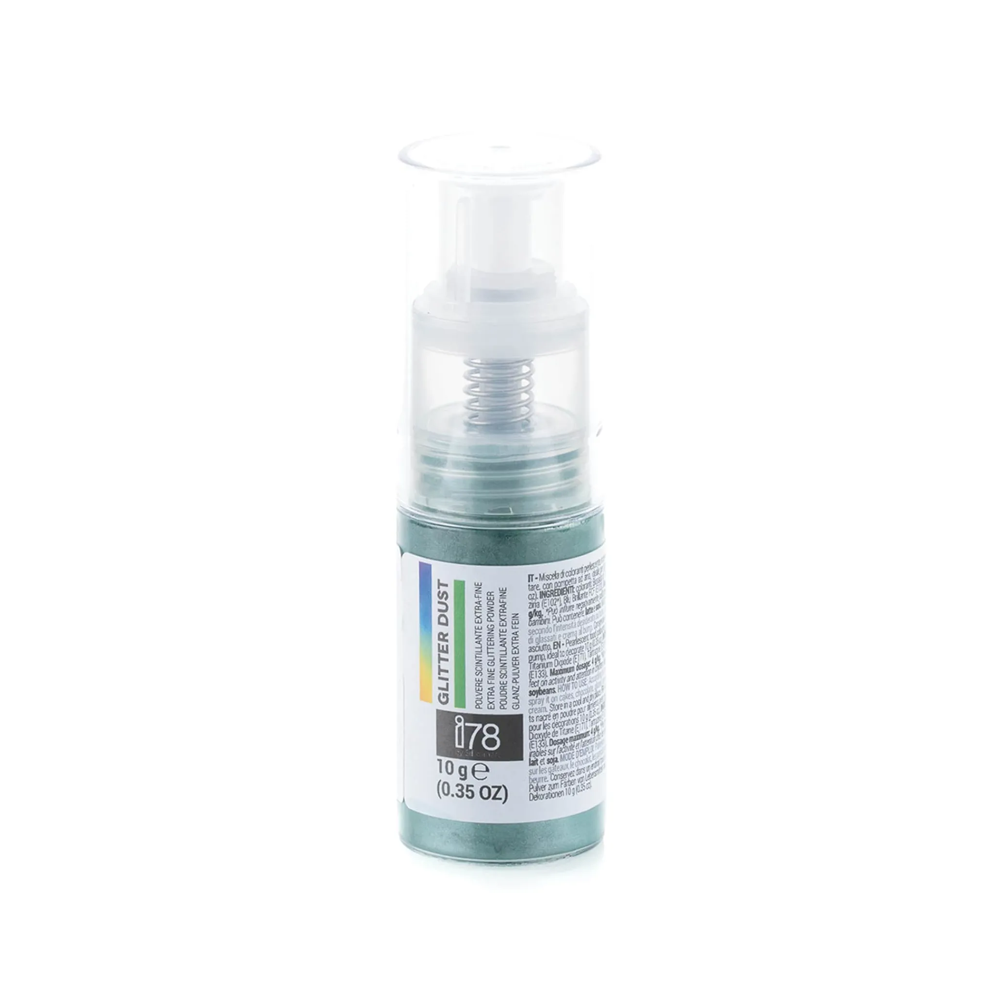 Clearance Green Glitter Dust Spray, 10g Ingredients Brands|Baking Ingredients
