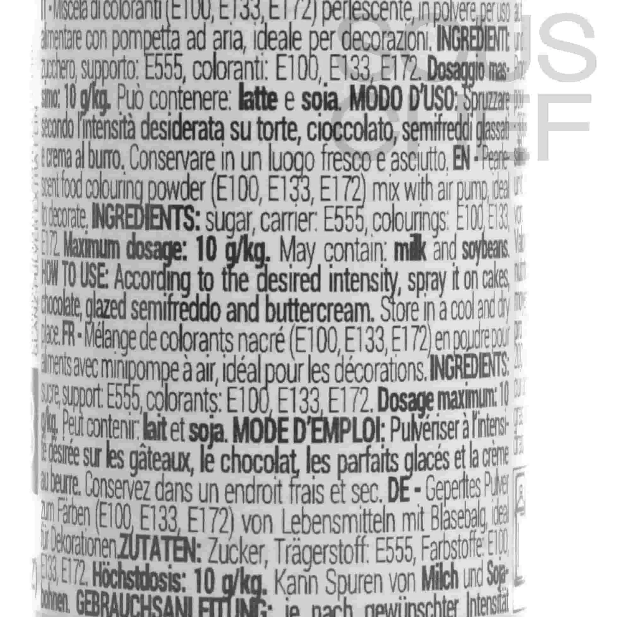 Clearance Green Glitter Dust Spray, 10g Ingredients Brands|Baking Ingredients