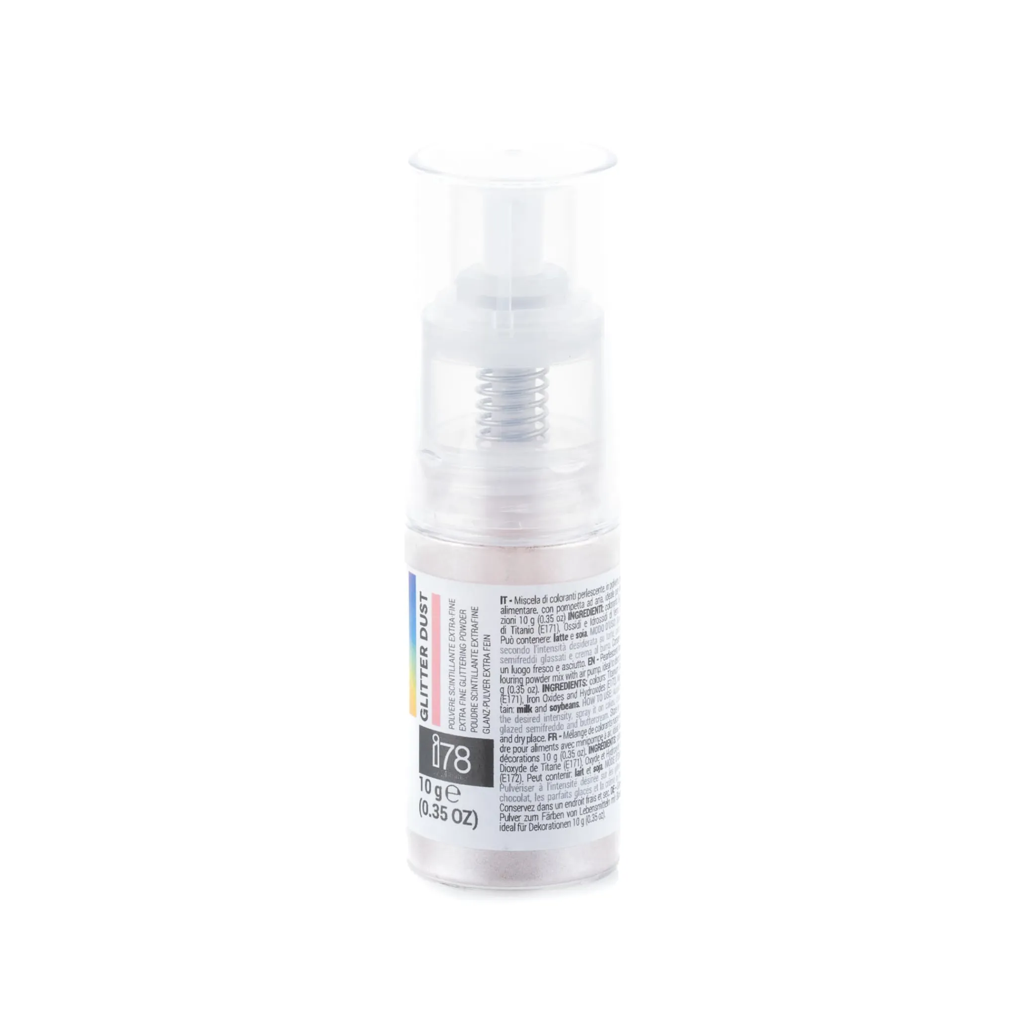 Light Yellow Glitter Dust Spray, 10g Ingredients Brands|Baking Ingredients