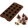 Discount Silicone Flame Chocolate Mould, 8ml Italian Ingredients|Baking Supplies & Equipment