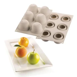 Discount Silicone Peach Dessert Mould, 118ml Italian Ingredients|Baking Supplies & Equipment