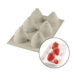 Sale Silicone Strawberry Dessert Mould, 95ml Baking Supplies & Equipment