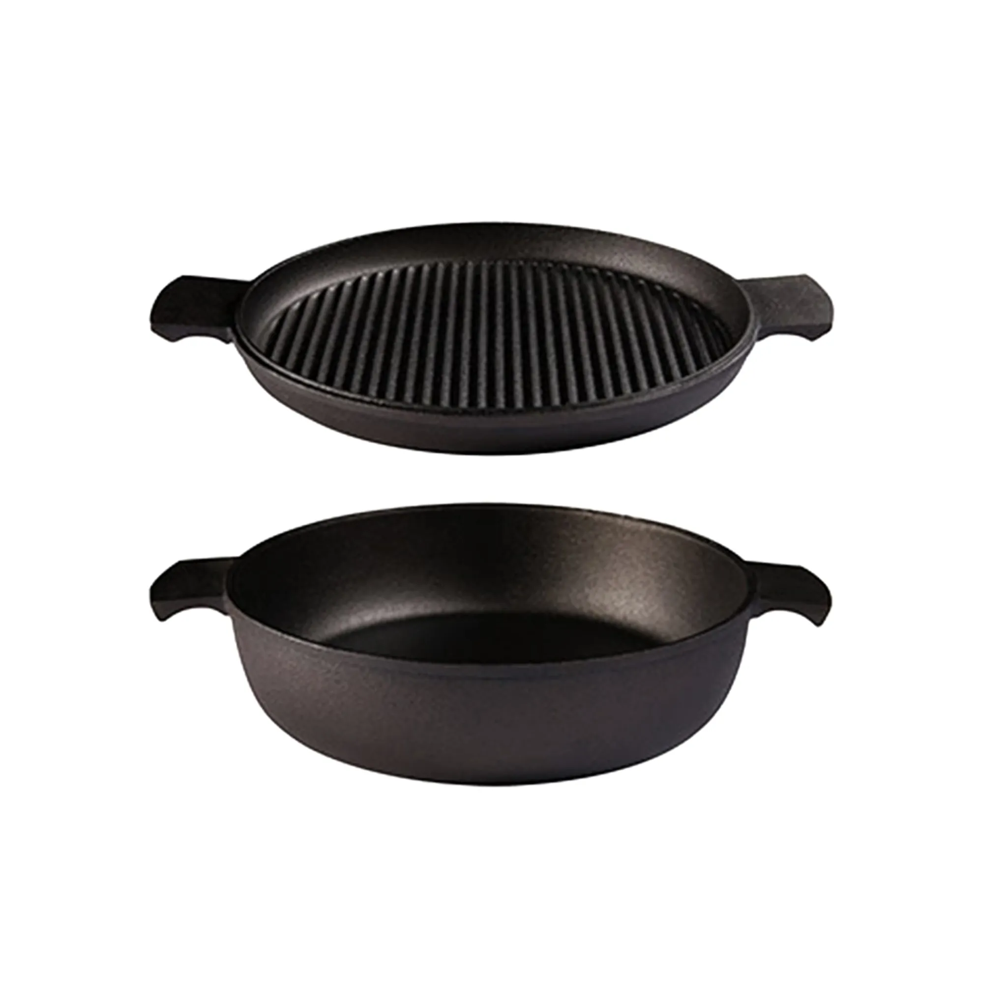 Online Cast Iron Combo Dutch Oven with Frying Pan Lid, 27cm Pots & Pans