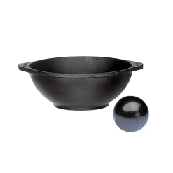 Outlet Cast Iron Mustard Seed Grinder & Cast Iron Bowl, 21 cm Kitchen Tools & Utensils