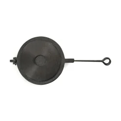 Outlet Cast Iron Waffle Iron, 21cm Pots & Pans