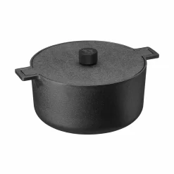 New Noir Cast Iron Dutch Oven, 5 Litre Pots & Pans