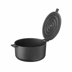 New Noir Cast Iron Dutch Oven, 5 Litre Pots & Pans
