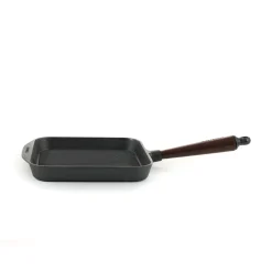 Clearance Traditional Cast Iron Square Grill Pan, 25cm Serveware|Pots & Pans