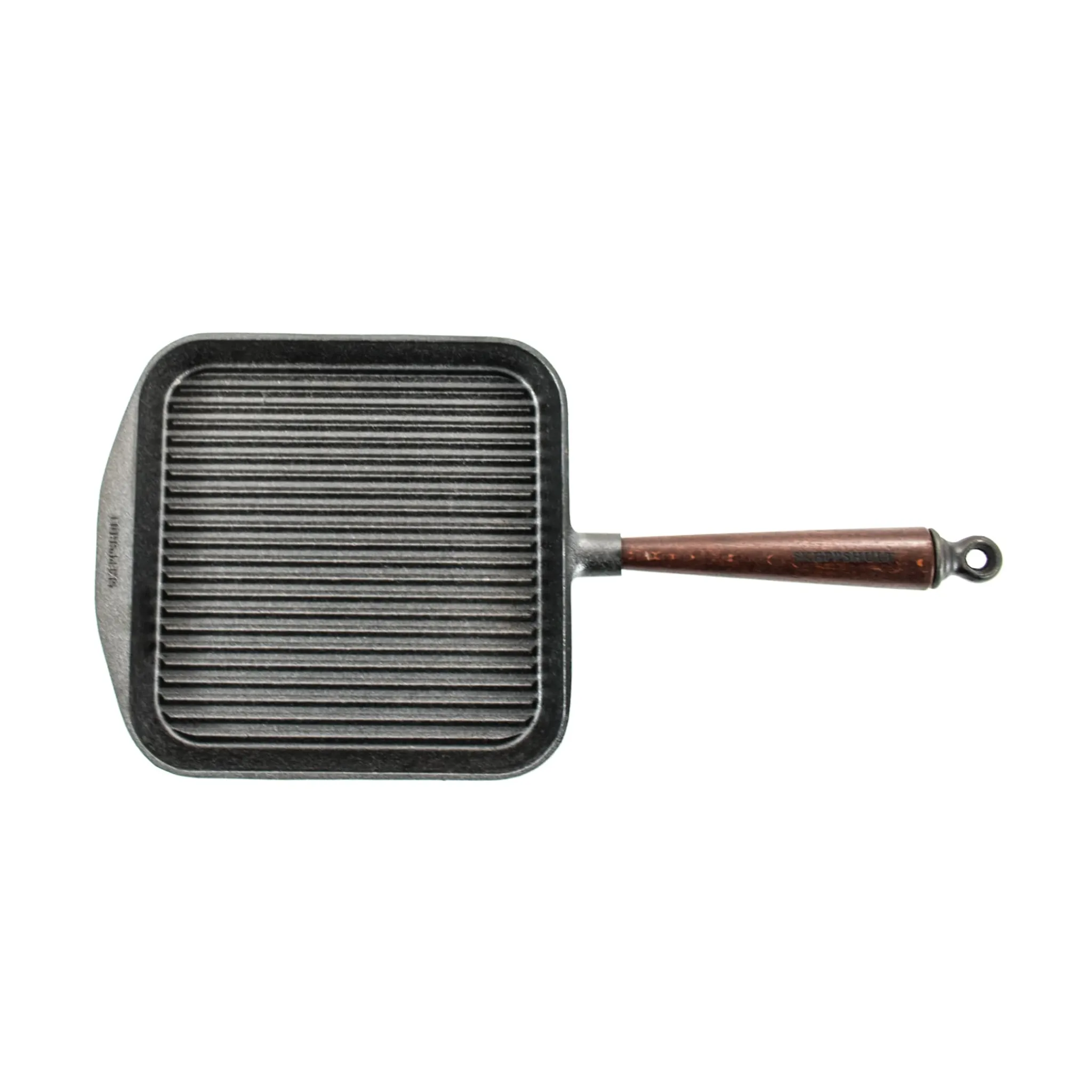 Clearance Traditional Cast Iron Square Grill Pan, 25cm Serveware|Pots & Pans
