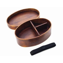 Online Small Wooden Bento Box, 480ml Picnicware|Japanese Tableware