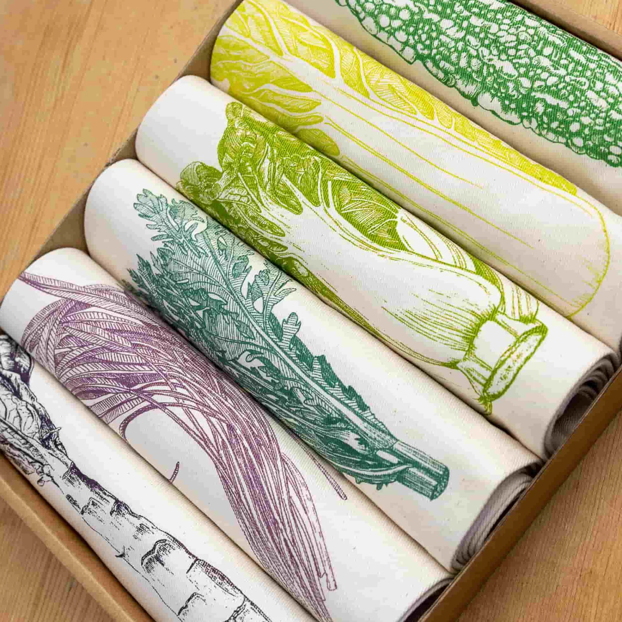 Outlet Sous Chef x Set of 6 Asian Garden Table Napkins Table Setting|Kitchen Textiles & Clothing