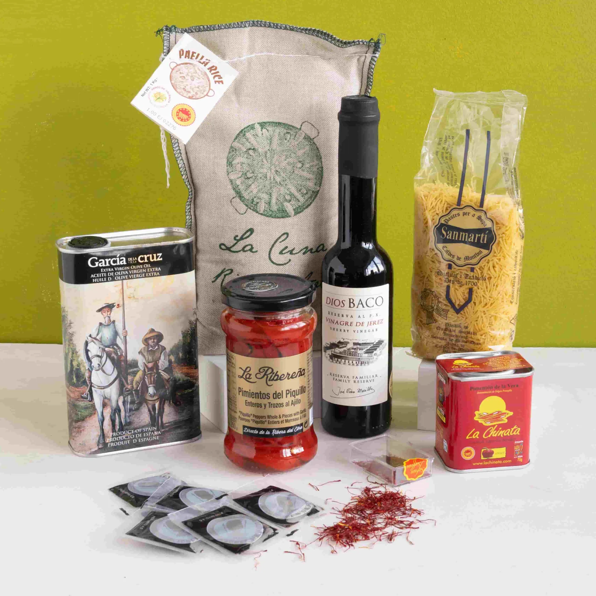 Spanish Store Cupboard Ingredients Set Spanish Ingredients