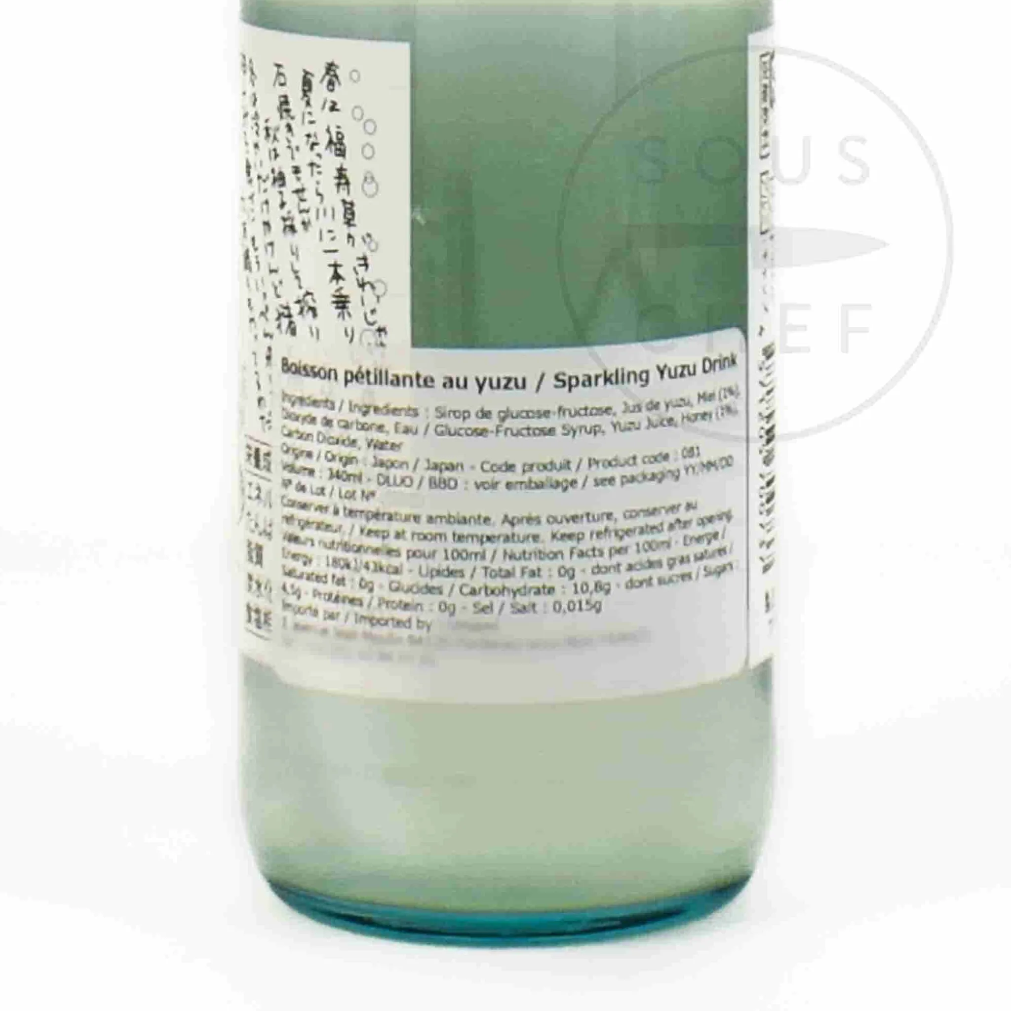 Online Sparkling Yuzu Lemonade, 340ml Ingredients Brands|Japanese Ingredients