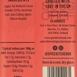 Outlet Classic Hot Chocolate, 100g Ingredients Brands|Drinks