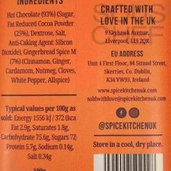 Discount Gingerbread Hot Chocolate, 100g Ingredients Brands|Drinks