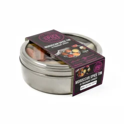 Moroccan Spice Tin Ingredients Brands|Middle Eastern Ingredients