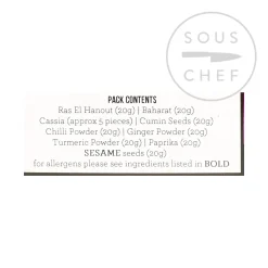 Moroccan Spice Tin Ingredients Brands|Middle Eastern Ingredients