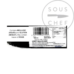 Outlet Squid Ink Fideo Noodles, 250g Ingredients Brands|Spanish Ingredients