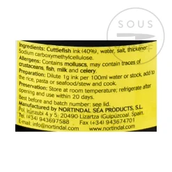 Online Squid Ink Jar (Cuttlefish Ink) Ingredients Brands|Spanish Ingredients