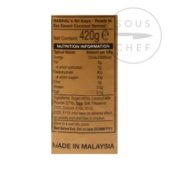 Clearance Sri Kaya Coconut Spread, 420g Southeast Asian Ingredients|Jam, Honey & Spreads