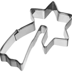 Sale Stainless Steel 3D Shooting Star Cookie Cutter, 6.5cm Baking Supplies & Equipment