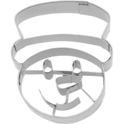 Hot Stainless Steel Snowman Head Cookie Cutter, 6cm Baking Supplies & Equipment