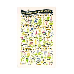 Best Bee Friendly Tea Towel Made In The Uk|Kitchen Textiles & Clothing