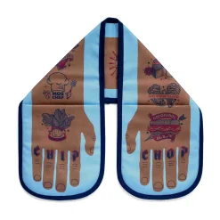 Chip Chop Double Oven Glove Kitchen Textiles & Clothing
