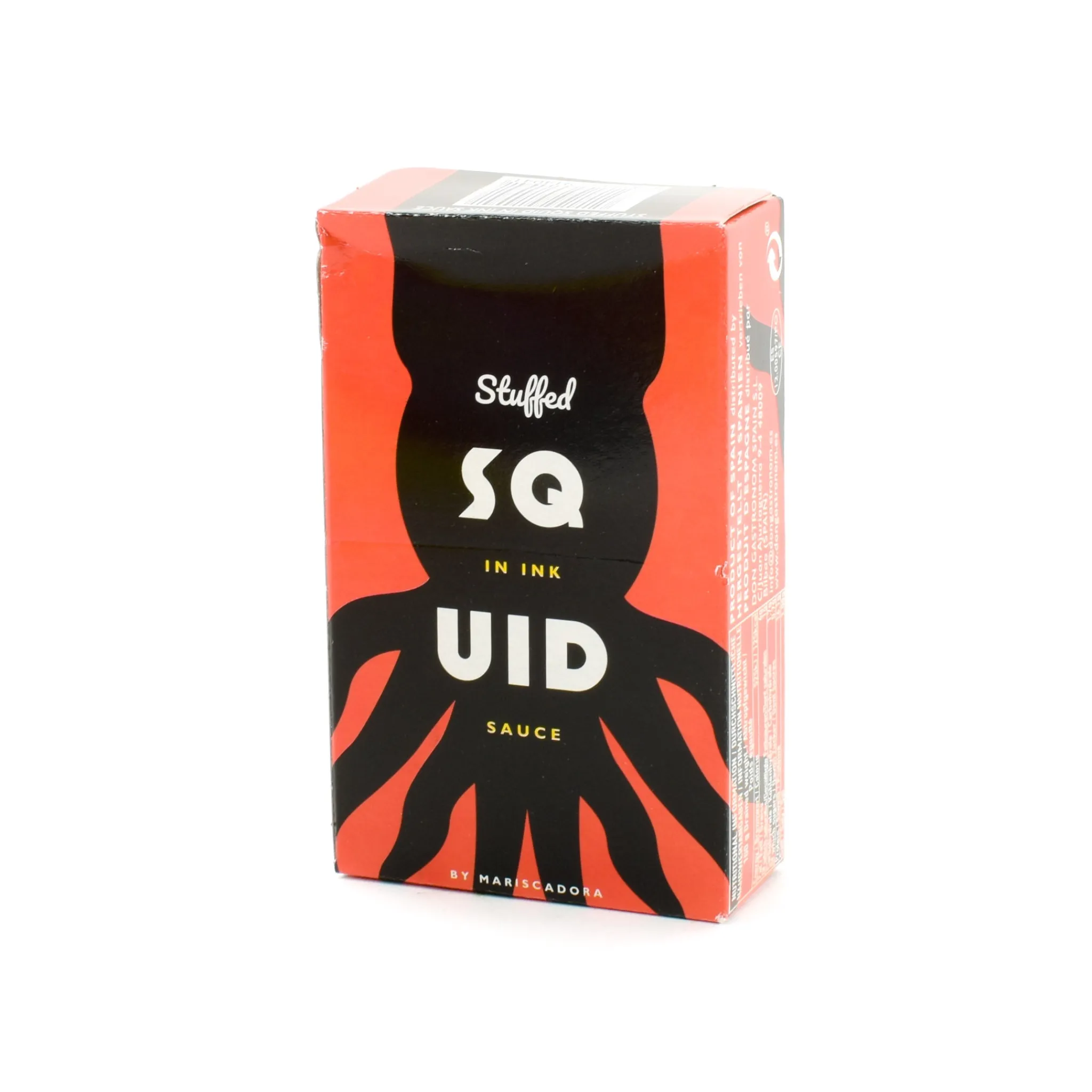 New Stuffed Squids in Ink Sauce (4-6 pieces), 110g Ingredients Brands|Spanish Ingredients