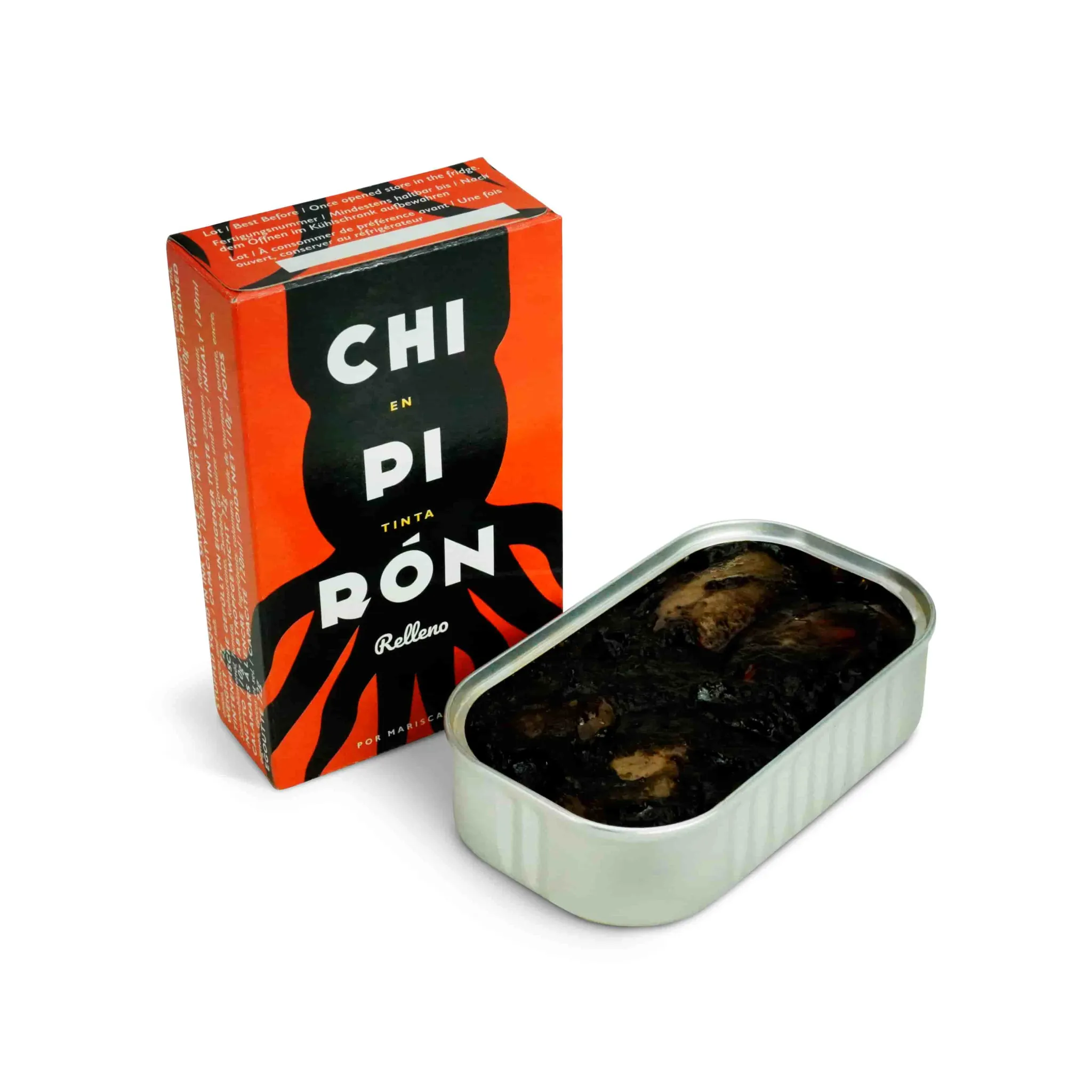 New Stuffed Squids in Ink Sauce (4-6 pieces), 110g Ingredients Brands|Spanish Ingredients