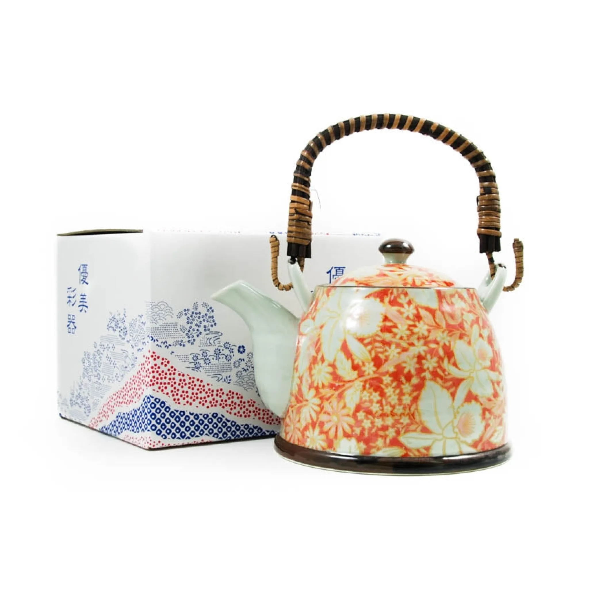 Outlet Suisen Red Japanese Teapot Tableware Brands|Japanese Ingredients