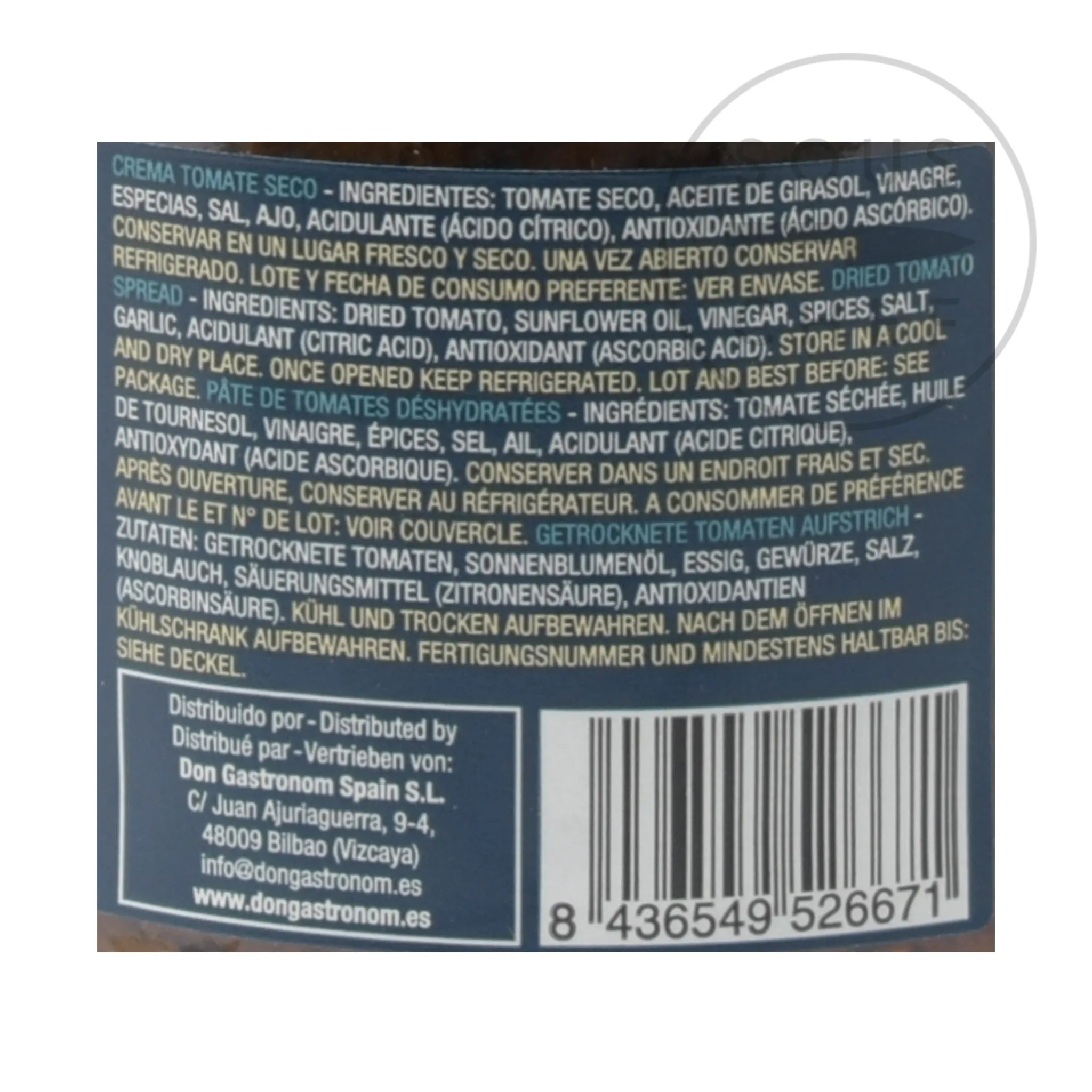 Sundried Tomato Paste, 190g Spanish Ingredients|Vegetables