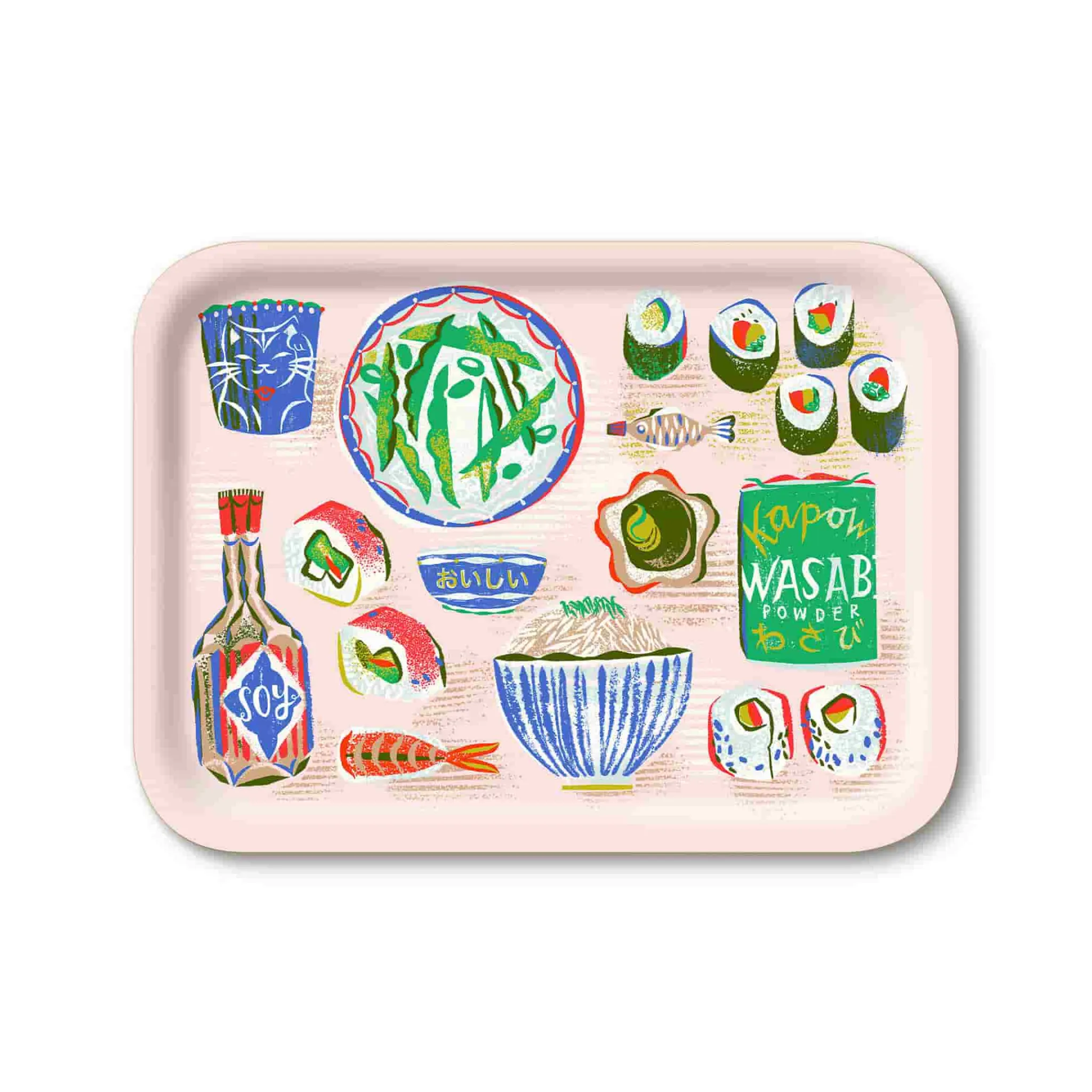 New Sushi Design Rectangle Serving Tray, 27x20cm Tableware Brands