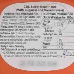 Best Sweet Bean Sauce, 300g Ingredients Brands|Pasta, Rice & Beans
