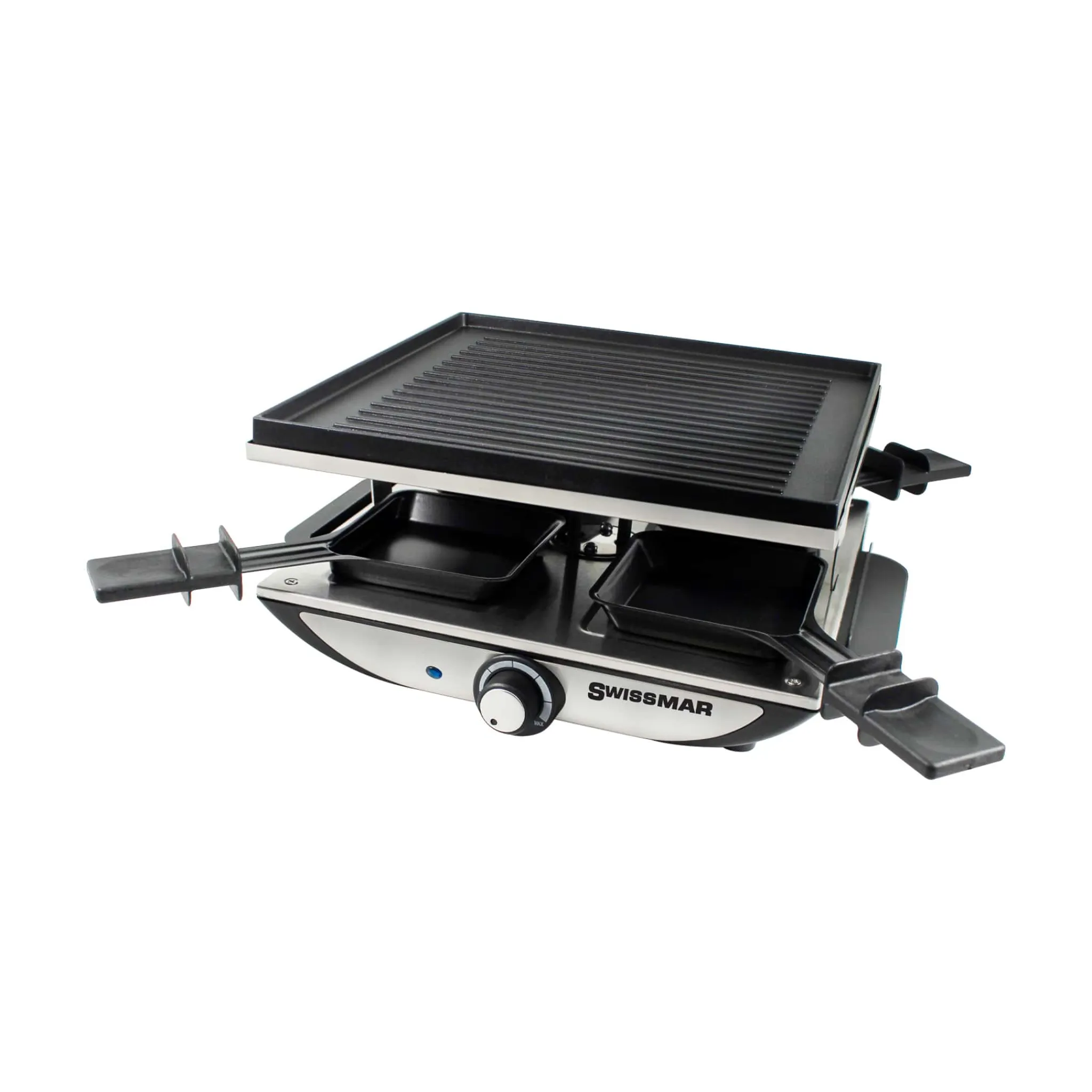 Best Silver Geneva 4 Person Non-Stick Raclette Party Grill Pots & Pans