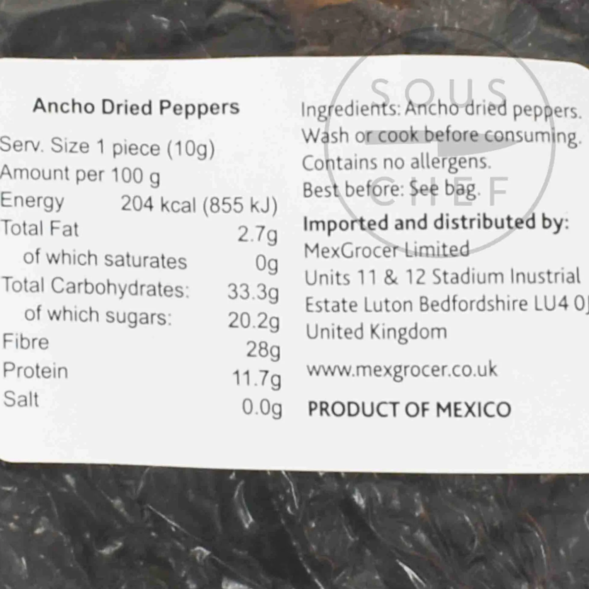Discount Ancho Chilli, 75g Mexican Ingredients|Herbs & Spices