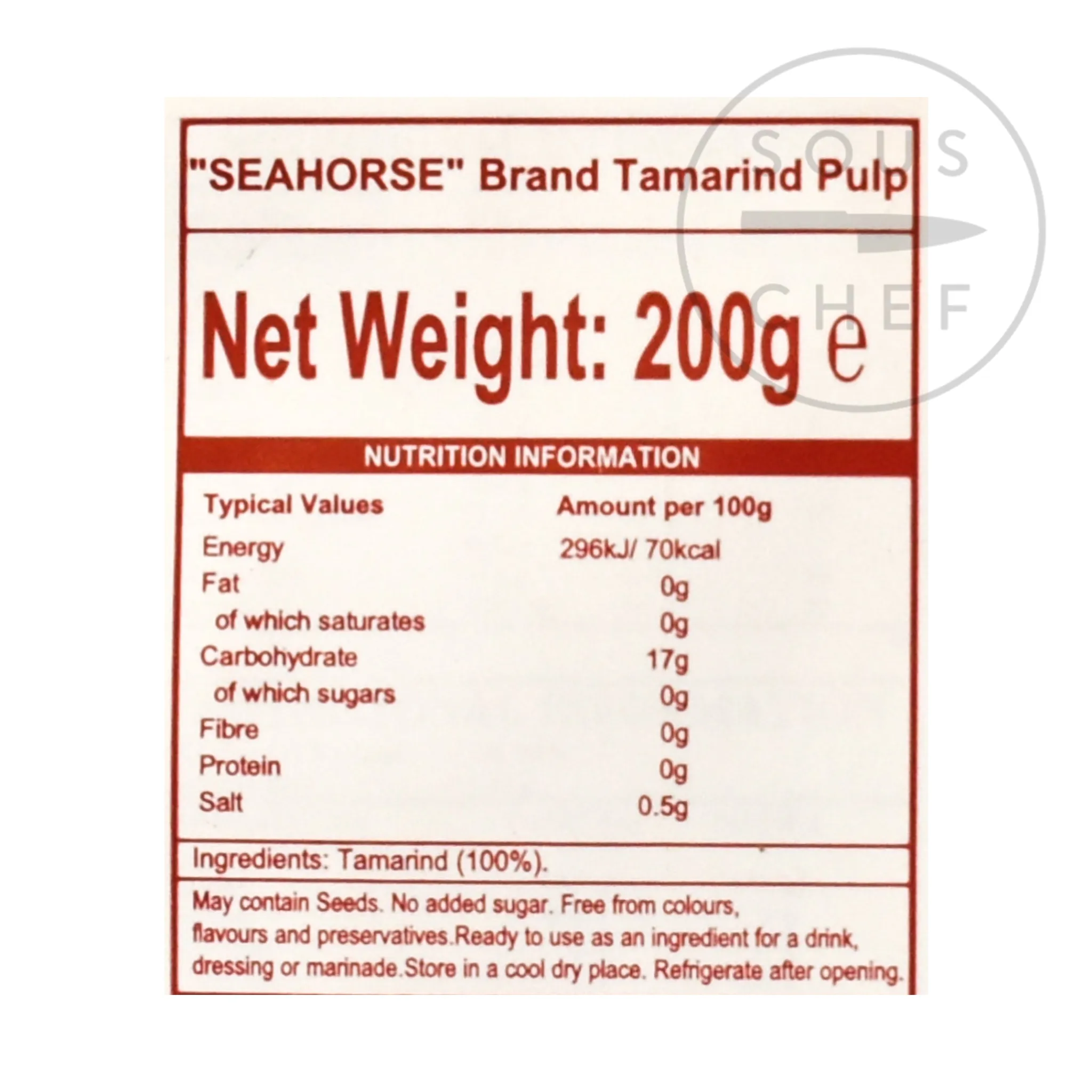 Discount Tamarind Pulp, 200g Southeast Asian Ingredients|Sauces & Condiments